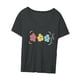 thumbnail image 2 of Camiseta de manga corta Salvador para mujer transpirable suave ropa deportiva, 2 of 9