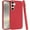 Red, variant on For Samsung Galaxy S25+ /S25 Plus /S24+ Plus Slim Classic Hybrid Around Rubber Gummy Gel Slick Hard PC Silicone TPU Chromed Button Cover, XPM Phone Case [Burgundy]