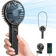 thumbnail image 1 of Ventilador portátil SWEETFULL de 5000 mAh recargable con viento de 6 velocidades, 1 of 7