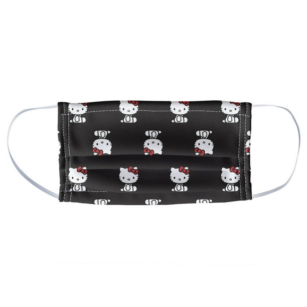Hello Kitty Sitting Pattern 1 Ply Reusable Face Mask Covering Unisex Walmart Com Walmart Com