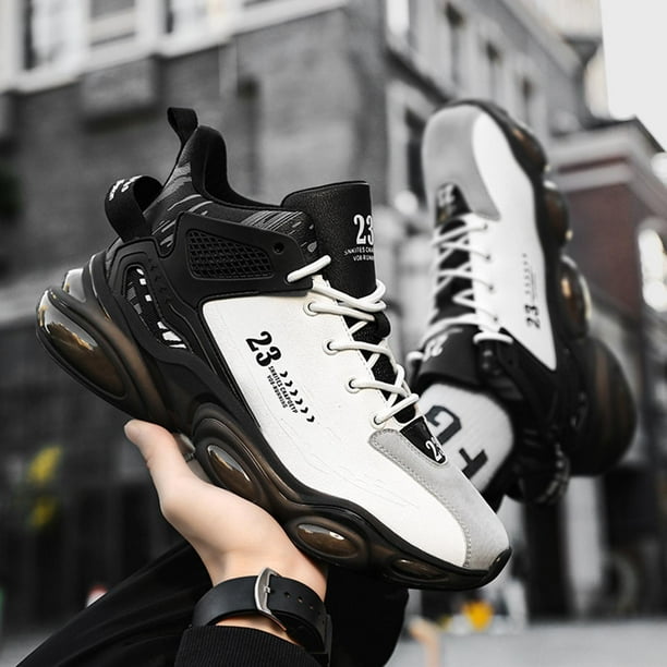 Zapatillas deportivas para hombre suelas antideslizantes comodas zapatos casuales para deportes de jogging Blanco Yuyangstore Zapatillas de deporte de los hombres Walmart en linea