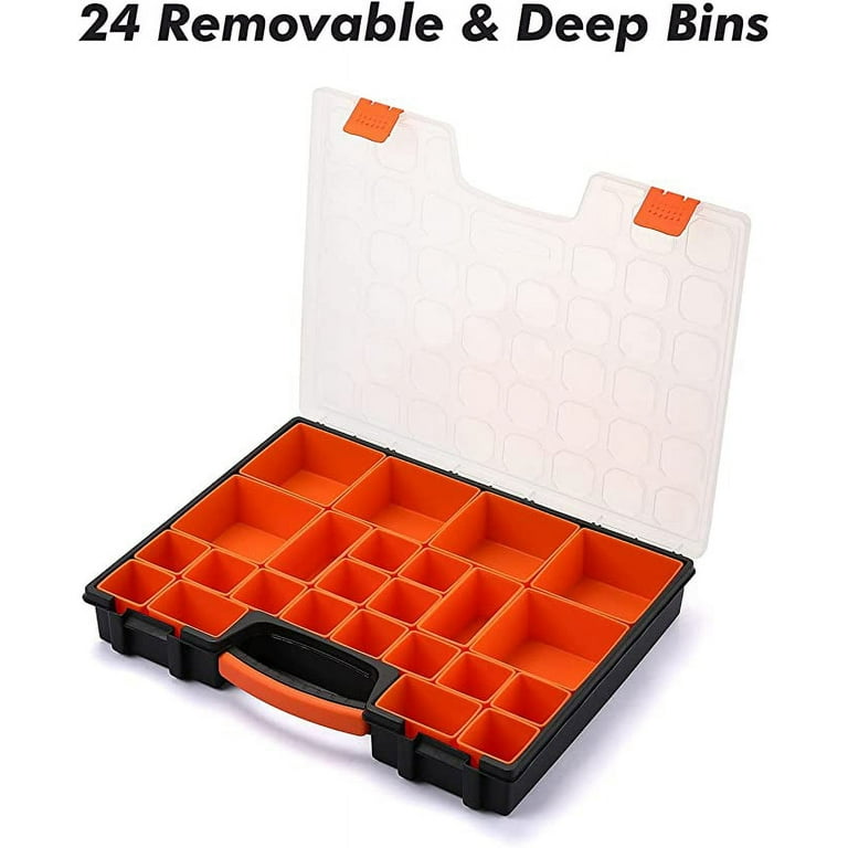 Plastic Dividers for Plastic Shelf Bins - 24 Pack