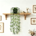 thumbnail image 4 of Yastouay 2Pcs Artificial Hanging Potted Plants Indoor Fake Greenery Eucalyptus Potted Plants for Wall Decor, 4 of 7