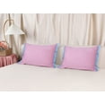 thumbnail image 6 of REGALWOVEN Pillow Cases Set of 2, Soft Satin Polyester Cooling Pillow Covers with Envelope Closure Purple Blue Queen, 6 of 7
