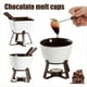 thumbnail image 5 of Juego de Tazas para Fondue de Chocolate, Juego de Olla para Derretir Chocolate, Queso y Mantequilla. A, 5 of 5