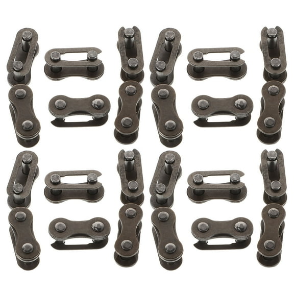 Masteelf  40 Pcs Mountain Bike Chain Repair Link Connector Dark Brown