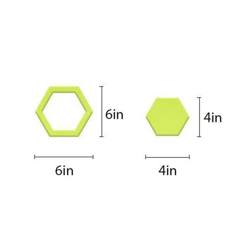 Ranliy Hexagon Quilting Template, Hexagon Quilting Rulers and Templates for Sewing Diy Manual Crafts Including 4Inch, 6 Inch, 8 Inch, 10 Inch - Walmart.com 5-8-x-7-8-elongated-hexagons-x-54-download