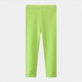 thumbnail image 4 of Gibobby Kids Girls Leggings Footless Cotton Skinny Thin Leggings Toddler Girls Solid Stretch Trousers Tights(4 Years,Green), 4 of 4