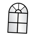thumbnail image 2 of Siruishop Arched Window Mirror Convenient Entry Mirror for Kitchen Bedroom Living Room Black, 2 of 8