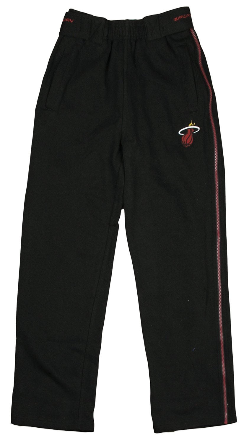 Zipway NBA Basketball Youth Miami Heats Tear-Away Fleece Pants, Black - Walmart.com - Walmart.com