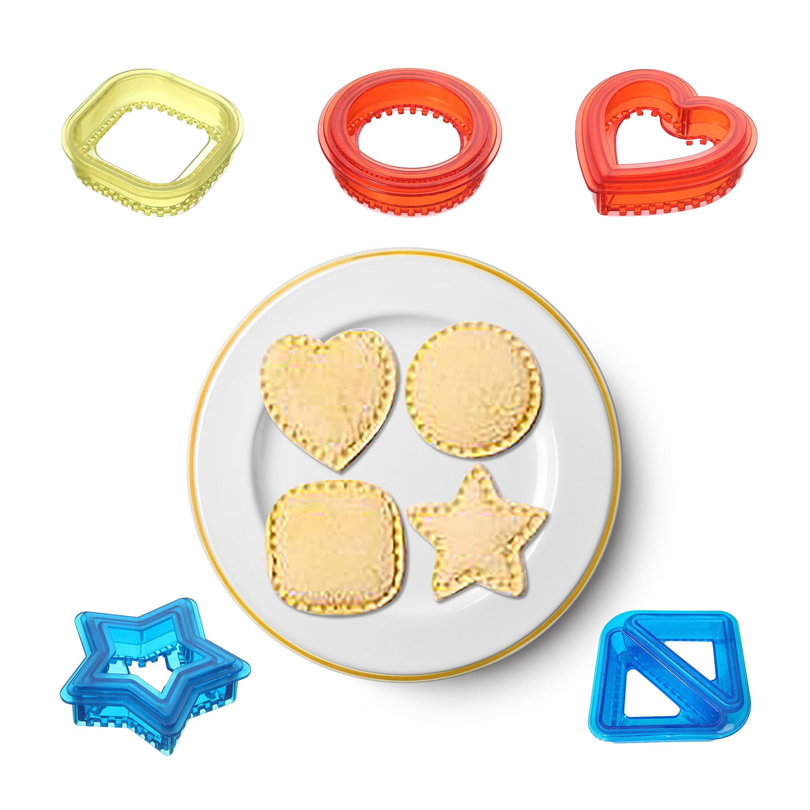 Kuluzego Sandwich Cutter and Sealer Decruster Sandwich Maker Great