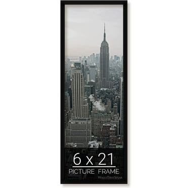 6x21 Black Picture Frame for Puzzles Posters Photos or Artwork