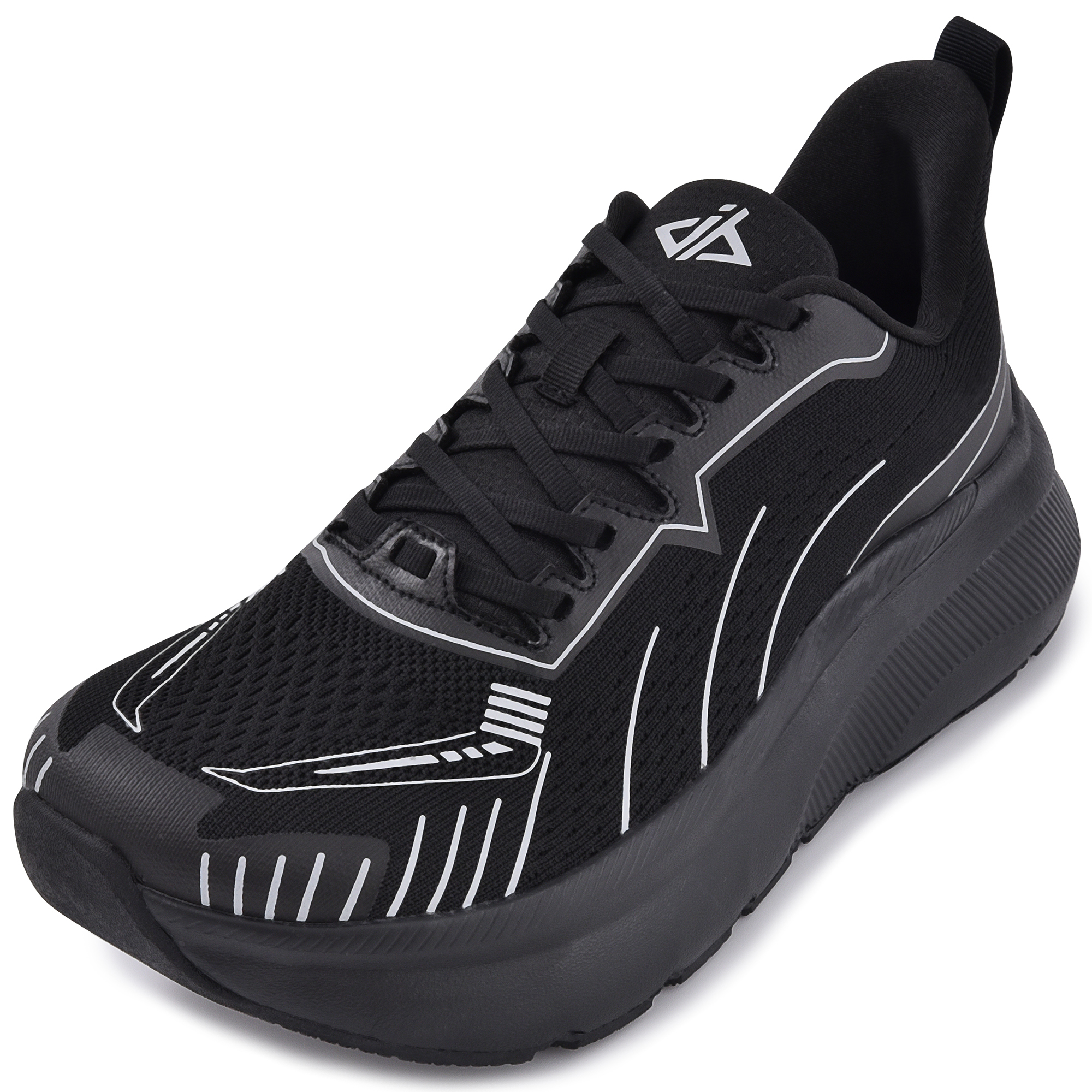 Mens Sneakers Breathable Mesh Lace up Running Shoes Comfy Arch 