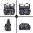 thumbnail image 5 of AOUNQ Crossbody Bag for Women Multi Pocket Shoulder Purse Bags Nylon Ladies Travel Handbag with Adjustable Straps, 5 of 7