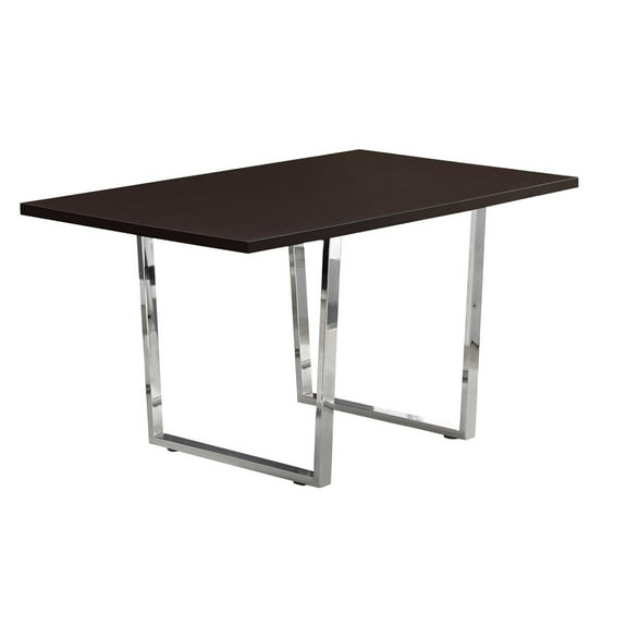 Monarch Specialties Dining Table, 60" Rectangular, Kitchen, Dining Room, Brown , 30.25" H, Indoor