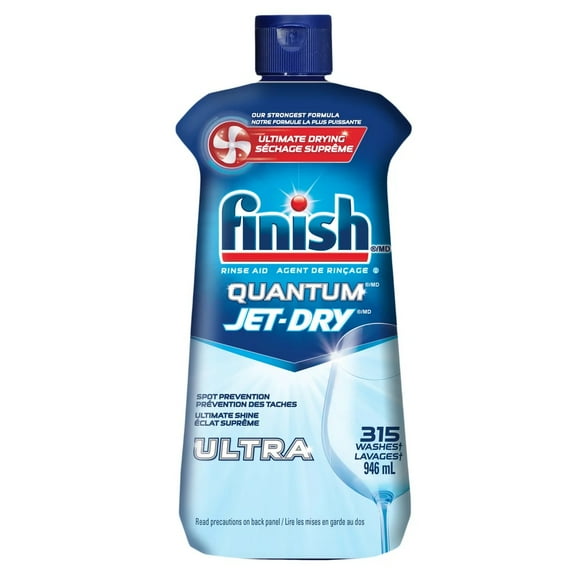 Finish Quantum Jet-Dry Ultra Agent de Rinçage, 315 Lavages