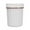 White, variant on PPgejGEK Open Top Garbage Bin without Lid for Office Hotel Household, 27.5x21x21cm/10.82x8.27x8.27in, for Living Room Kitchen Bathroom