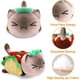 thumbnail image 2 of Juguetes de peluche de ángel y gato demonio – Aphmau comida para gatos Mee Meow Cat animales de peluche – Aphmau lindo gato de dibujos animados peluche animal peluche almohada regalo para fans niños TUNC Sencillez, 2 of 5
