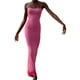 thumbnail image 2 of Txlixc WFaldas largas de tirantes de verano para mujeres, faldas de lazo cuadrado de pasta sólida para clubes de fiestas Txlixc moda, 2 of 9