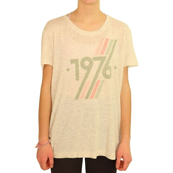 P.J. Salvage Womens Graphic Pajama Sleep T-shirt, Beige, Small