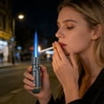 thumbnail image 2 of shyuyusa Metal Inflatable Lighter Durable Ignition Tool For Daily Use Portable Cigarette Lighter Home And Outdoor Accessory, 2 of 6