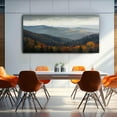thumbnail image 2 of Abstract Canvas Wall Art Smoky Mountain 1 Landscape Painting Wall Decor For Bedroom Livingroom Office, 2 of 6