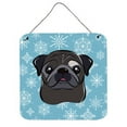 thumbnail image 2 of Carolines Treasures BB1696DS66 Snowflake Fawn Pug Wall and Door Hanging Prints, 2 of 7
