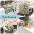 thumbnail image 2 of 6 Pieces of Kitchen Towels 11x11Inch Kitchen Dish Cloths Kitchen Dish Towels Reuseable Cleaning Cloths Colored Plum, 2 of 9