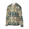 thumbnail image 2 of Balery Traditional Tribal Aztec1 Men's Women's UPF 50+ Sun Protection Lightweight Hoodie Performance Long Sleeve Shirt for Fishing Running-3X-Large, 2 of 9