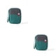 thumbnail image 1 of Inteprter Bolsa de kit de emergencia Estuche vacío para acampar al aire libre Cierre de cremallera Paquete de viaje Organizador Bolsa para el hogar Verde 2piezas Inteprter CBP215099, 1 of 5