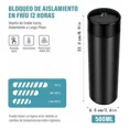 thumbnail image 2 of Termo Digital Inteligente De Acero Inoxidable 500ml 4 Pack, 2 of 7