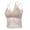Khaki, variant on Womens Sexy Lace Cami Bralette Top with Thin Shoulder Straps V Neck Chest Wrap Tops Going Out Party Bralette Crop Top