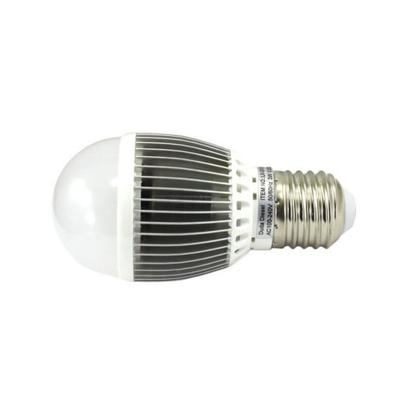 QP001 LED Light Bulb 2.4 Watt 235 Lumens 120 35w Equivalent 100-240v AC 50/60 Hz E-26 30000 Hour Expanded Heat SinkAluminum 2 Year Warranty