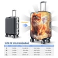 thumbnail image 4 of Kdxio Cute Cloud Pomeranian Pattern Luggage Cover for Travel,Elastic and Durable,Fits 18-32 Inch,Anti-Scratch Suitcase Protector-No luggage included, 4 of 5