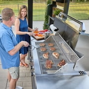 Backyard Discovery Fusion Flame 2 Galvanized Steel Outdoor Kitchen, Grill, Pizza Oven