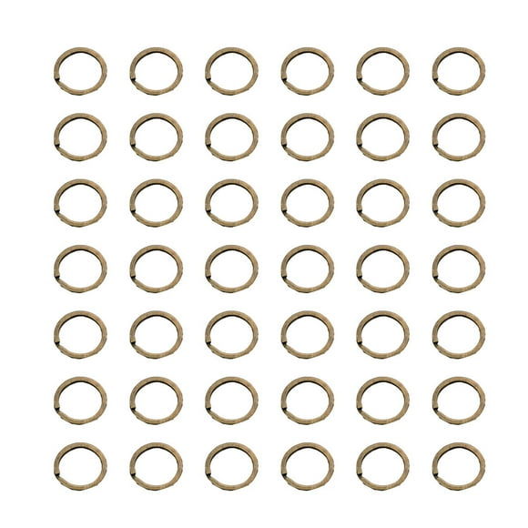 100PCS Round Keychain Rings Metal Split Key Rings for DIY Craft Home Car Keys Holder
