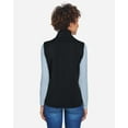 thumbnail image 3 of CORE365 CE701W Women's Cruise Two-Layer Fleece Bonded Soft Shell Vest-Black-XS, 3 of 5