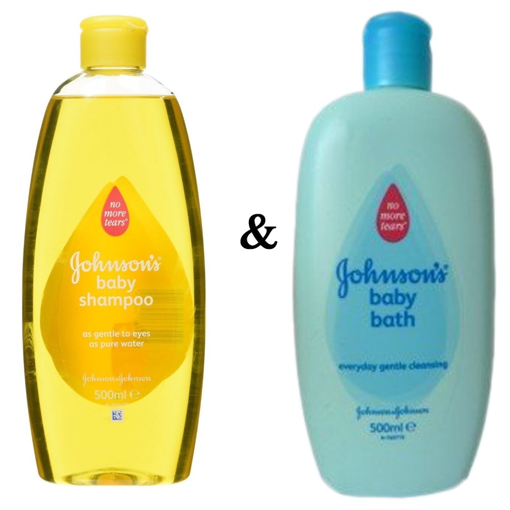 Johnsons Baby Shampoo Original 500Ml &amp;amp; JohnsonS Baby Bath 500Ml 1000Ml Bath