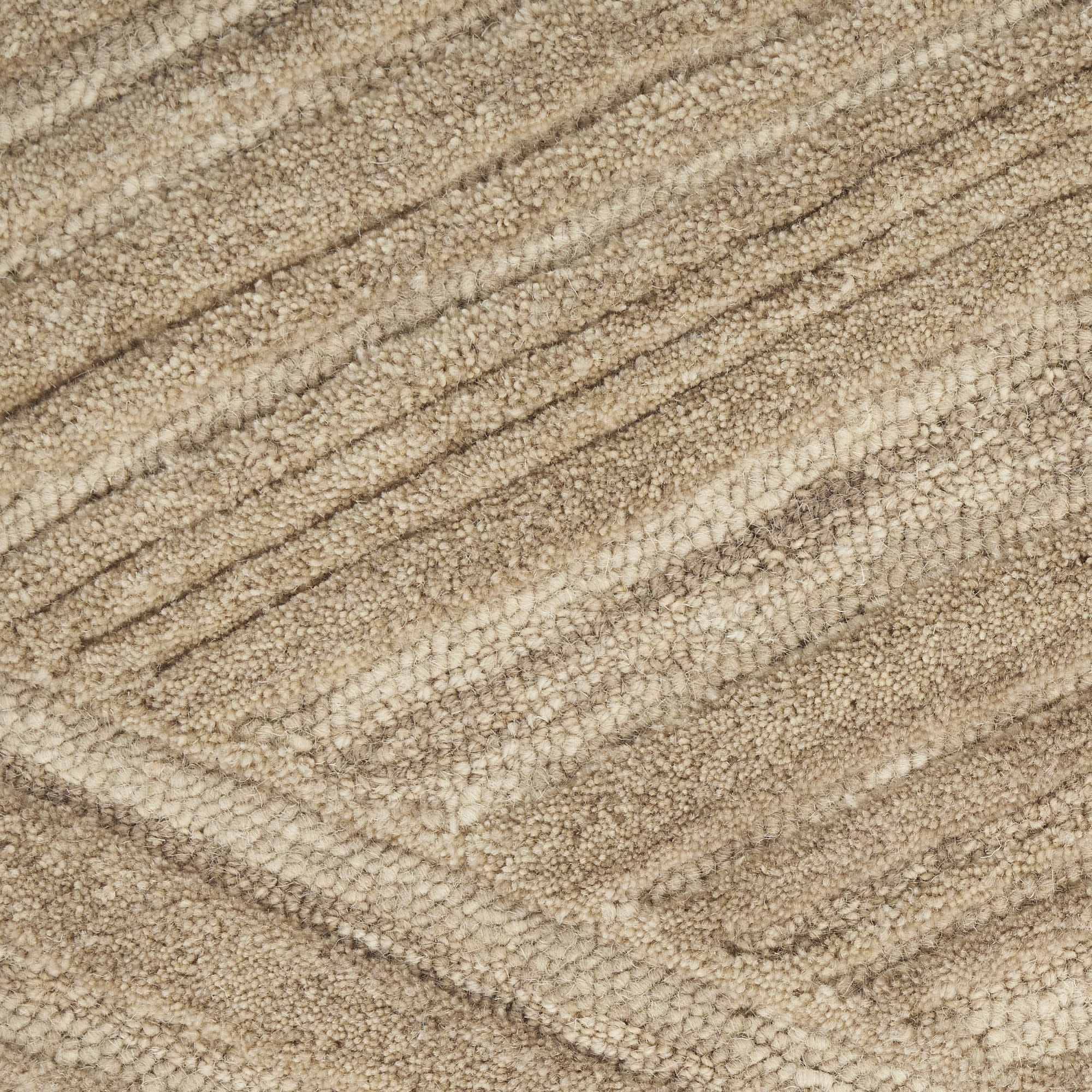 Nourison Graceful 3'9" x 5'9" Taupe Modern Indoor Rug