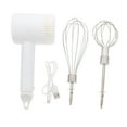 thumbnail image 4 of OULII 1Set Cordless Electric Hand Mixer White Rechargeable Handheld Mixer for Home Use with Ergonomic Handle, 4 of 6