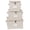 Beige Heather, variant on Keepsakes Dish Storage Box - Stackable, Reinforced Handles, China Storage, Brown