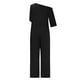 thumbnail image 5 of Moda mujer Casual primavera verano Color sólido cuello sesgado correas pantalones de pierna ancha mono Fridja  alkflakhf37356, 5 of 5