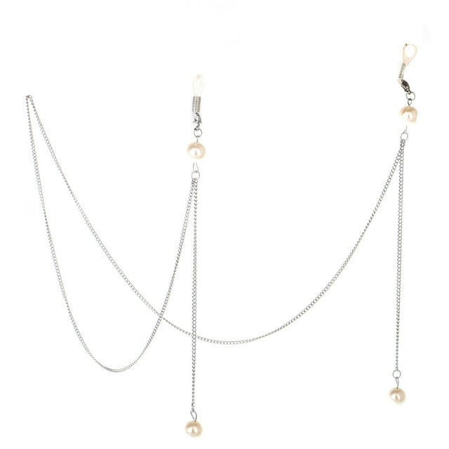 Coofit Eyeglass Chain Non-slip Fashion Fake Pearl Eyeglass Chain Sunglass Holder Strap