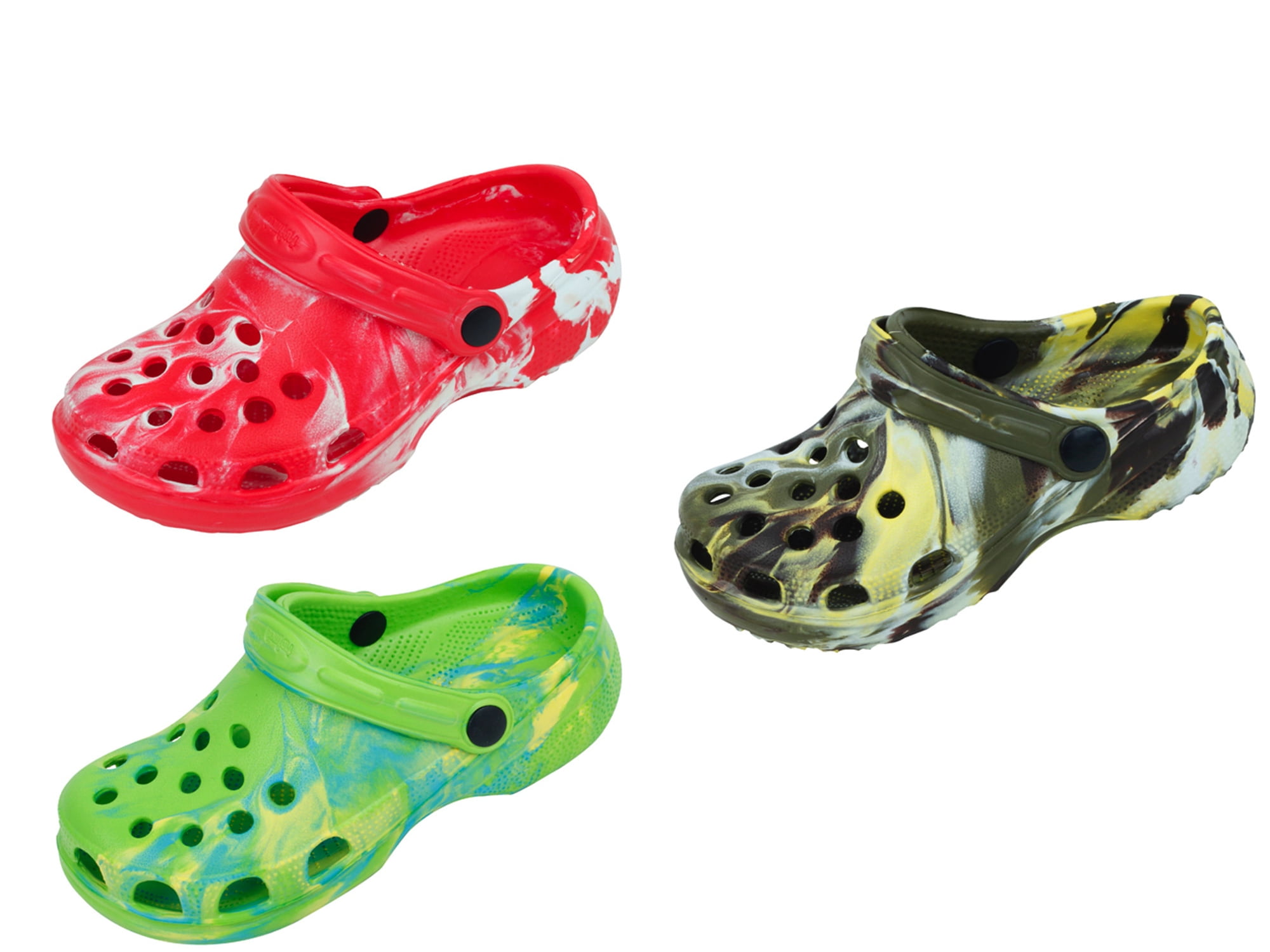 Tie-Dyed Boys Clog Classic Slingback Garden Shoes