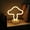 Mushroom, variant on Huiyi Neon Light Base, Stars Lights Neon Signs - Stars Neon Light for Bedroom,Tabletop Decor - Battery/USB Powered WarmLED Stars Light (Lightning)