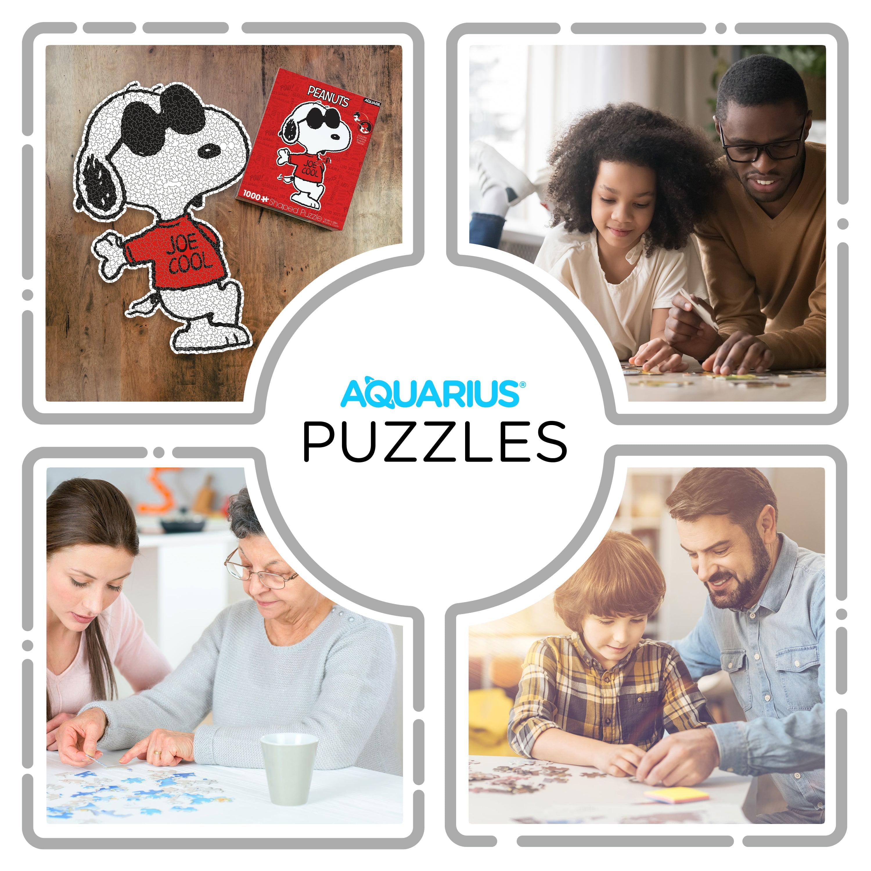 joe】 Peanuts&Co：COME COME BELL Peanuts Joe Cool Shaped 1000