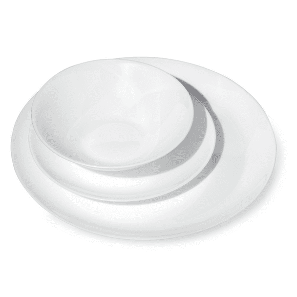 Vajilla De 12 Pzas Moderna De Opal Diwali Luminarc Luminarc Diwali Blanc