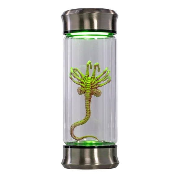 Alien Critter Embryo in Jar Glass Bottle with Display Box 8” Collectible Movie Prop Replica for Halloween Costume