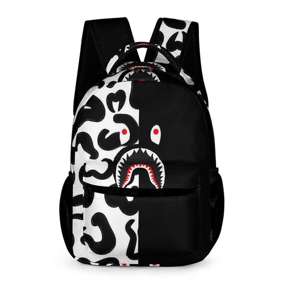 Bape Shark Outdoor Anime Backpack for Men/Women/Boys/Girls Gifts Casual Daypack School Bag Book Bag Durable Bag