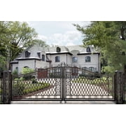 Bridgeton Moore Aluminum Wide Driveway Gate (KIT)